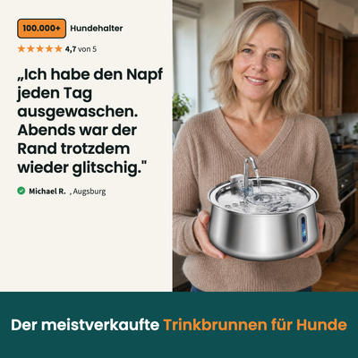 Der Trinkbrunnen im Alltag in einer Wohnkueche