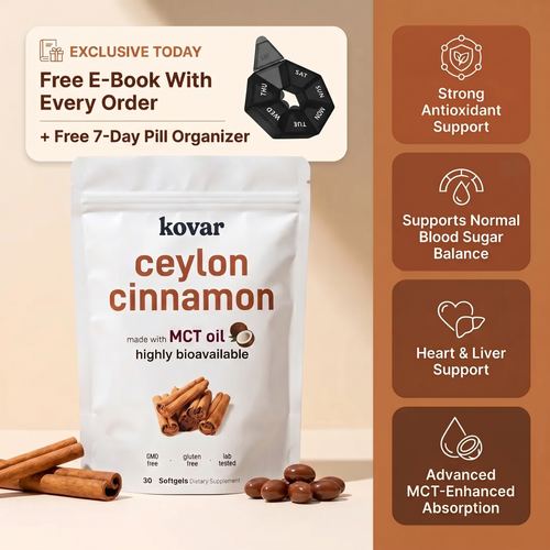 Kovar Ceylon Cinnamon 7200mg – with MCT Oil