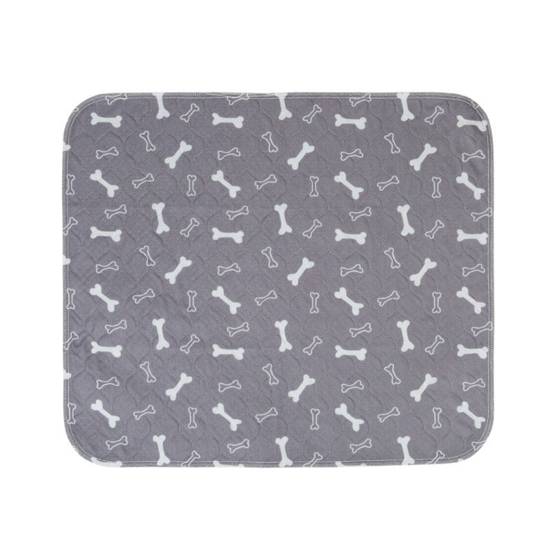 KovarPets Pup Pad in Grau mit Knochenmuster